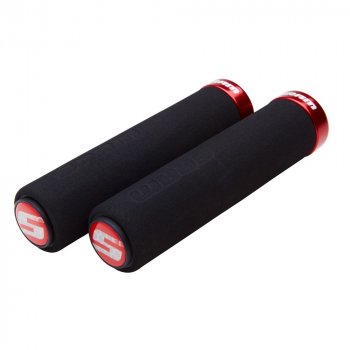 SRAM LOCKING GRIPS FOAM 129 BLK/RED