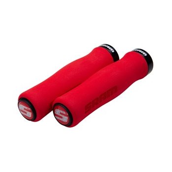 SRAM LOCKING GRIPS FOAM CONT 129 RED/BLK