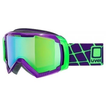 UVEX G.GL 100, dark purple/litemirror green (9926)