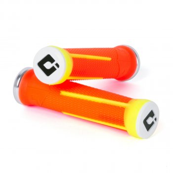 ODI Gripy MTB AG-1 Signature V2.1 Lock-On Flame Orange/Flame Yellow