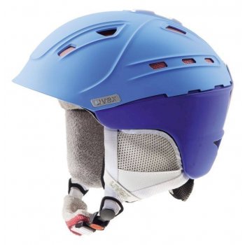 UVEX helma P2US WL, blue-red mat (S566178430*)