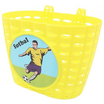  Koš přední dětský žlutý FOTBAL