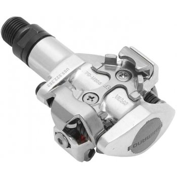 SHIMANO Pedály SPD PD-M505S stříbrné s kufry SM-SH51 v krabičce