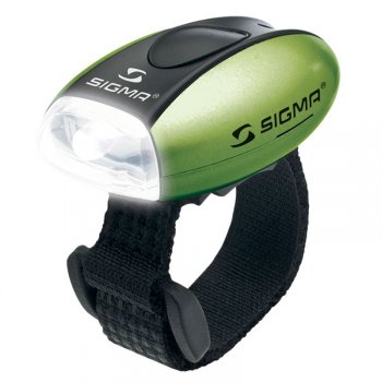 SIGMA Světlo blikací přední Micro W (zelená)