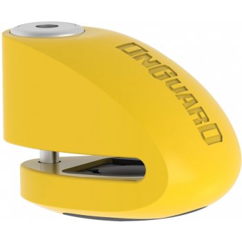 ONGUARD Zámek diskový s alarmem pin 6 mm žlutý